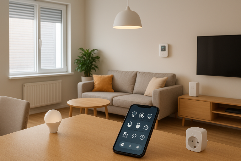 Image de couverture pour l’article "Domotiser un logement en location sans faire de trous dans les murs"