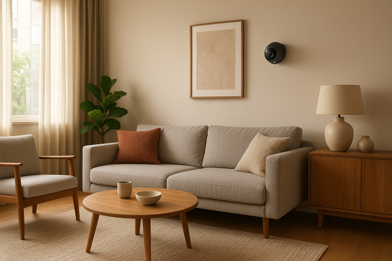 Image de couverture pour l’article "Caméras de surveillance connectées : modèles discrets pour ne pas défigurer la maison"