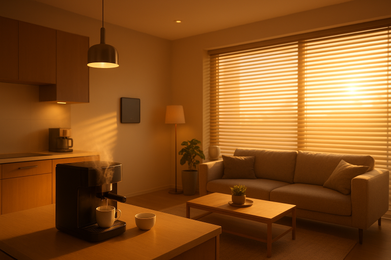 Image de couverture pour l’article "Scénarios domotiques pour les matinées : se lever dans une maison déjà prête"