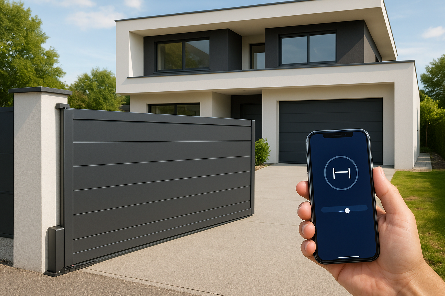 Image de couverture pour l’article "Intégrer son portail motorisé dans sa maison connectée : guide pratique et astuces"