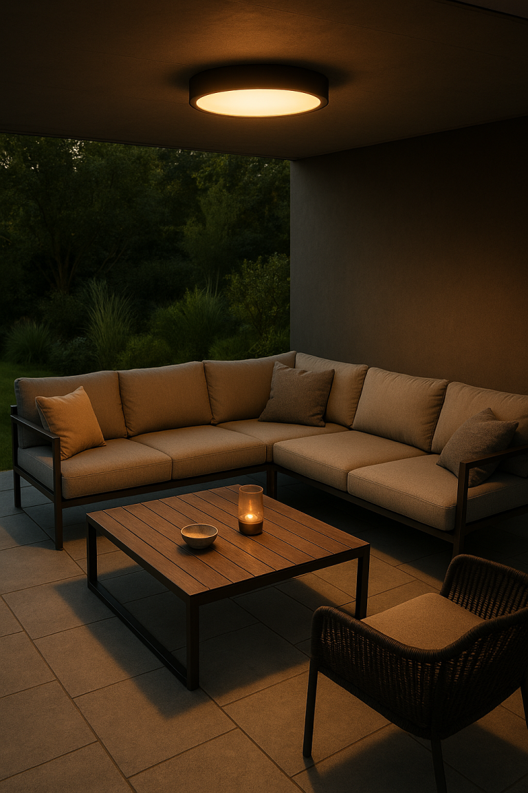 Image de couverture pour l’article "Comment choisir le plafonnier extérieur parfait pour votre terrasse"