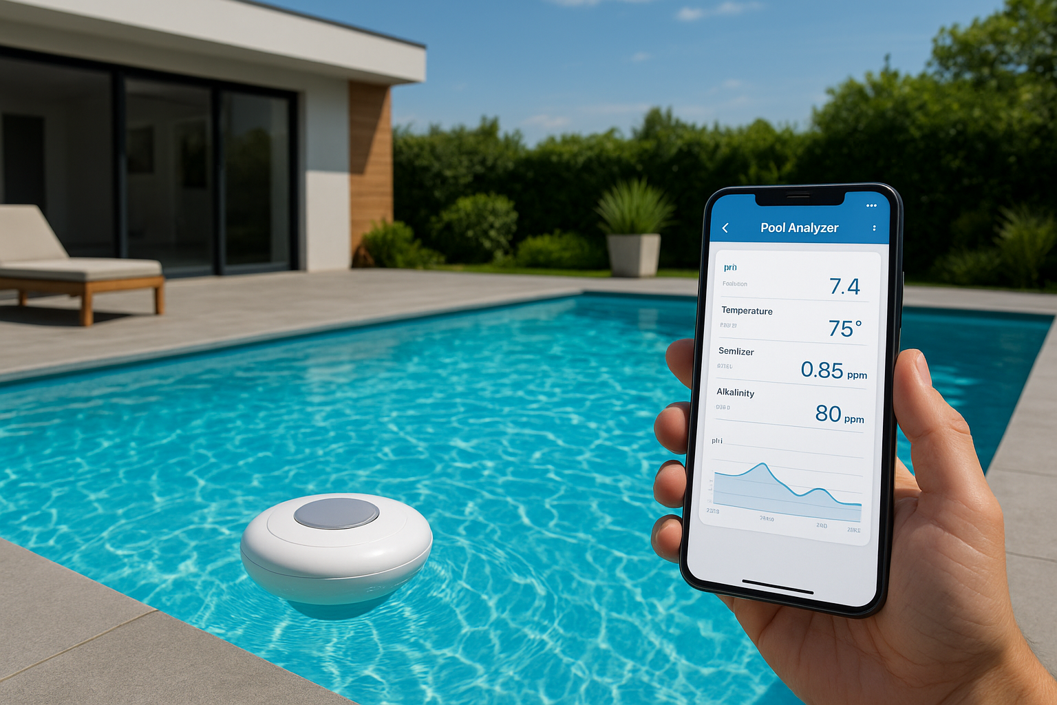 Image de couverture pour l’article "Analyseur eau piscine connecté pour une eau toujours parfaite et saine"