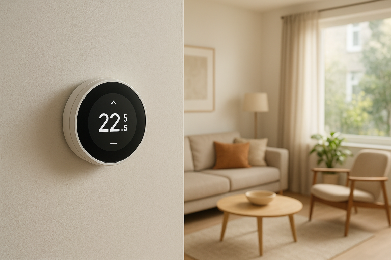Image de couverture pour l’article "Comment le thermostat connecté optimise votre confort et vos économies"