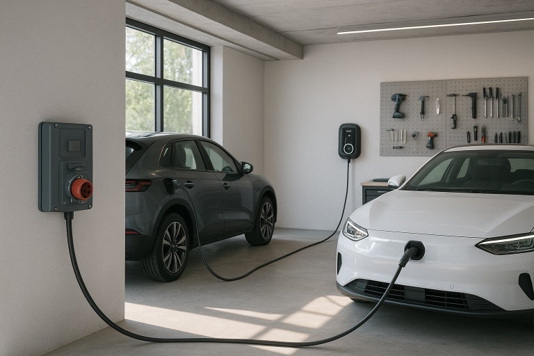 Image de couverture pour l’article "Guide pratique pour installer une prise triphasé dans votre garage"