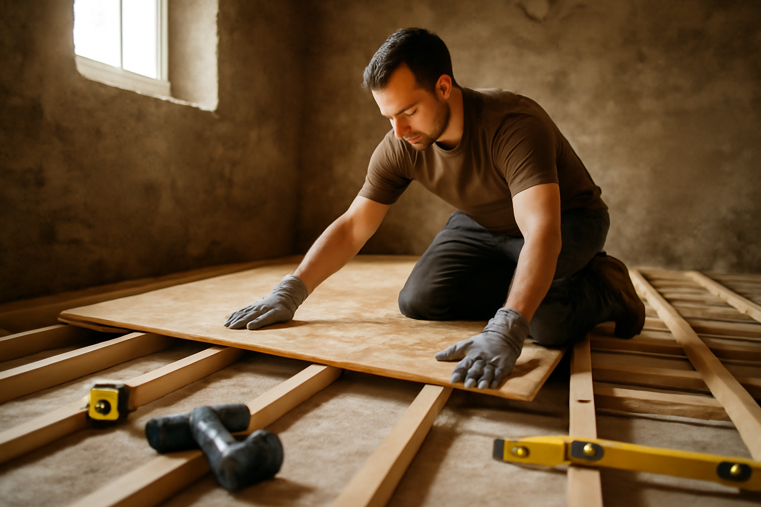 Dalle OSB : prix et options pour plancher intérieur