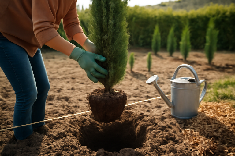 Planter cyprès de Provence : guide étapes