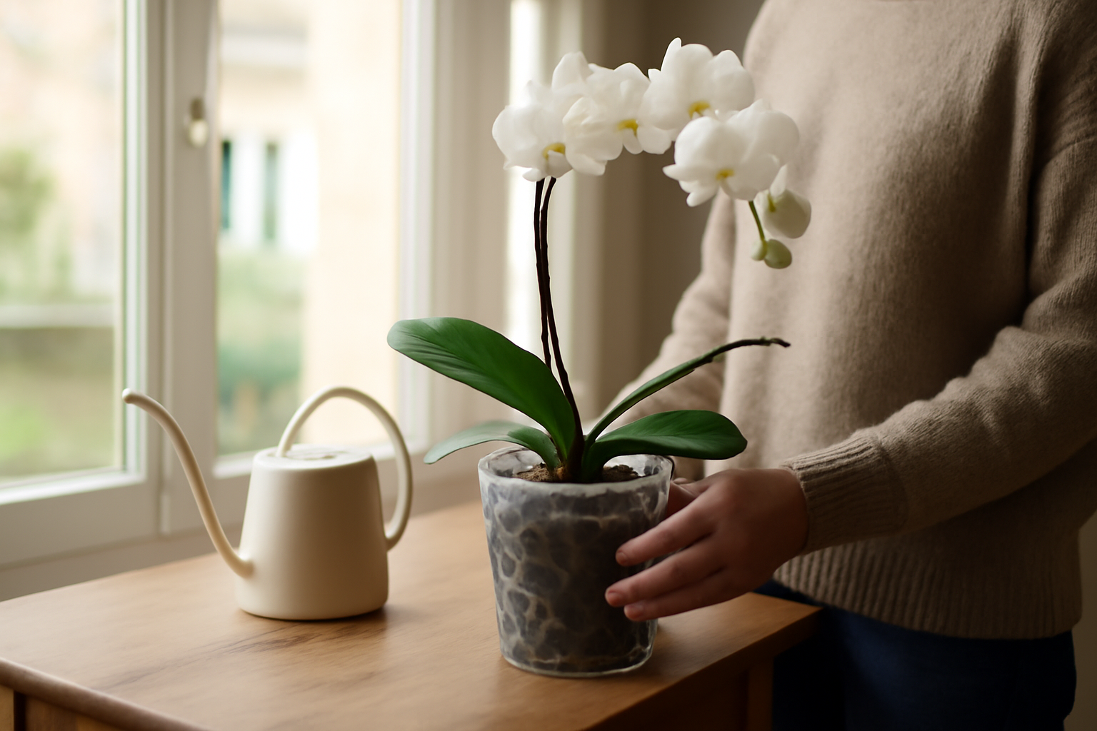 Arrosage orchidée hiver : méthode simple