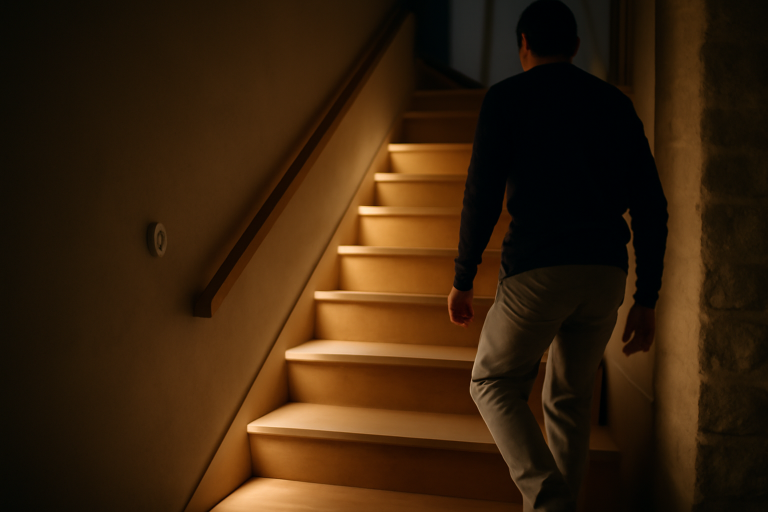 Led escalier : kit complet ruban & détecteur