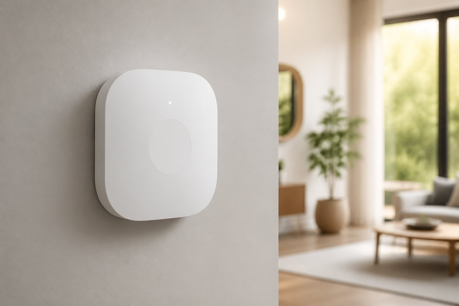 Alarme maison connectée pilotée à distance via une application smartphone