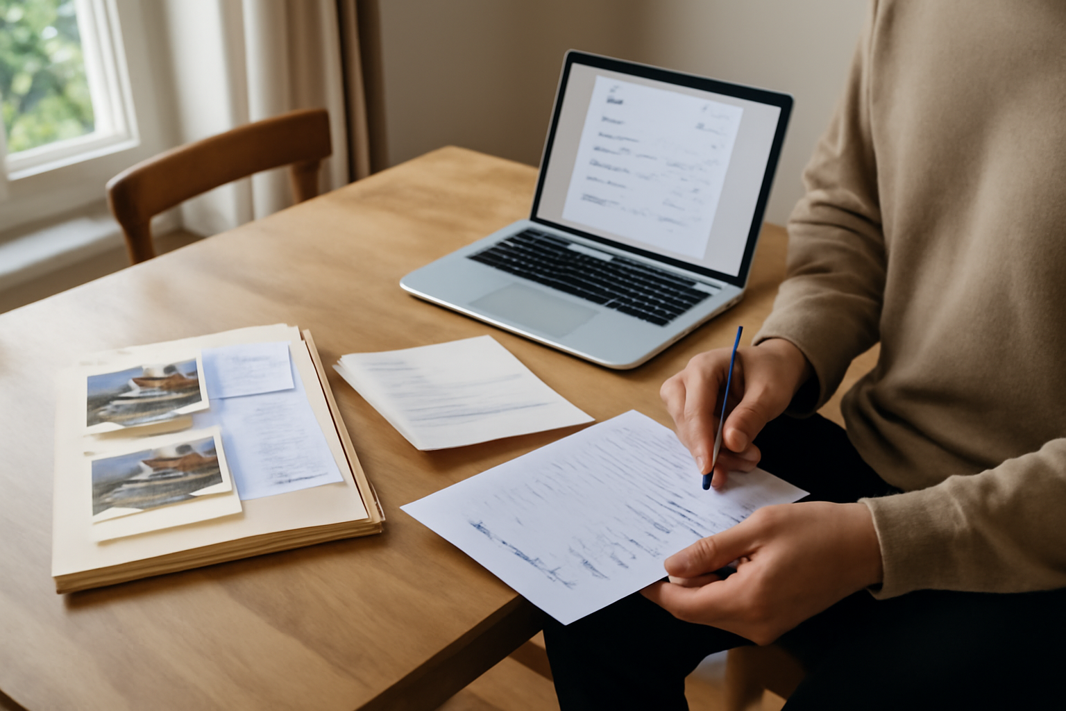 avis declarationexpertise.fr : vérification des documents d’expertise sur table, lumière naturelle