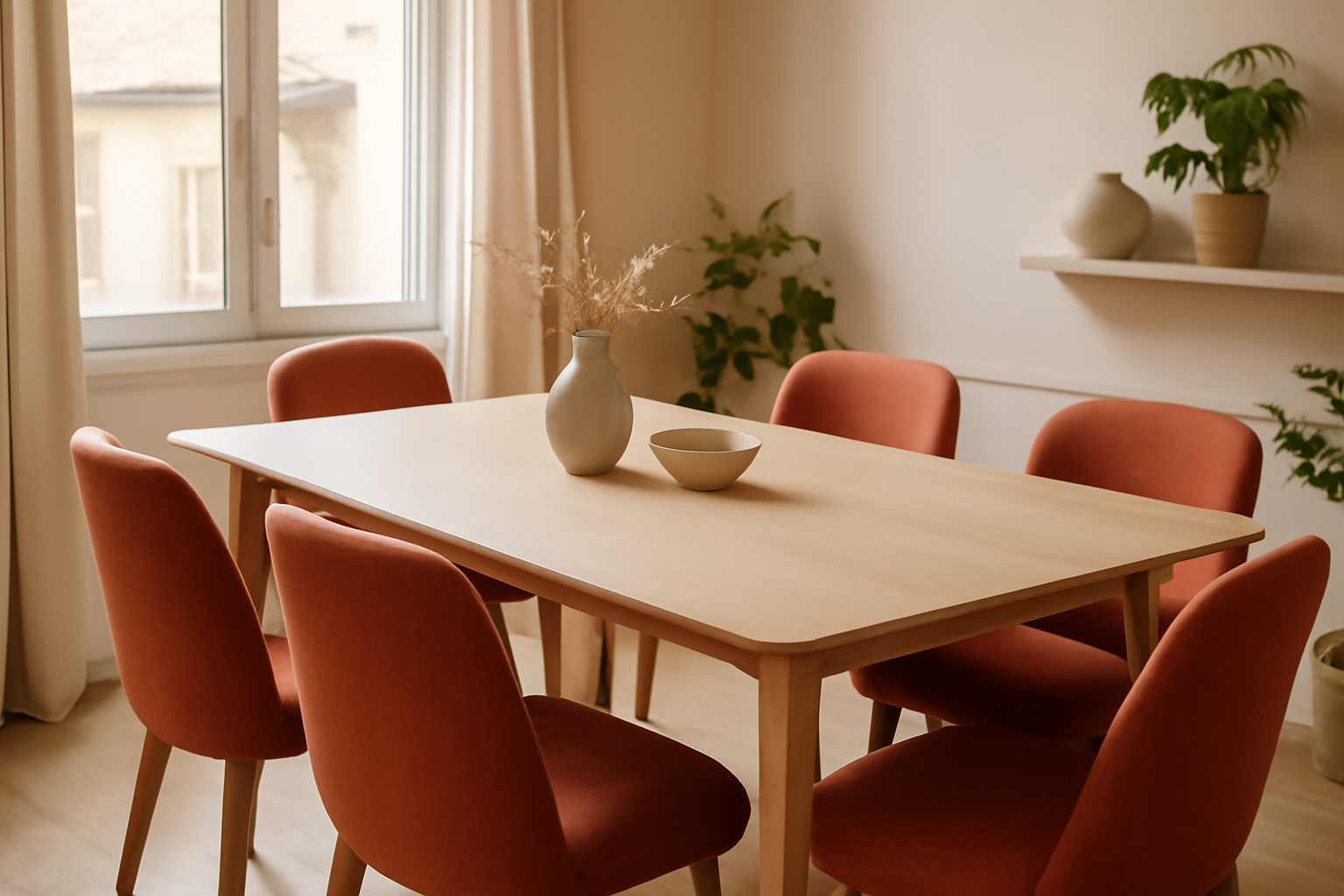 Chaise terracotta : sélection élégante