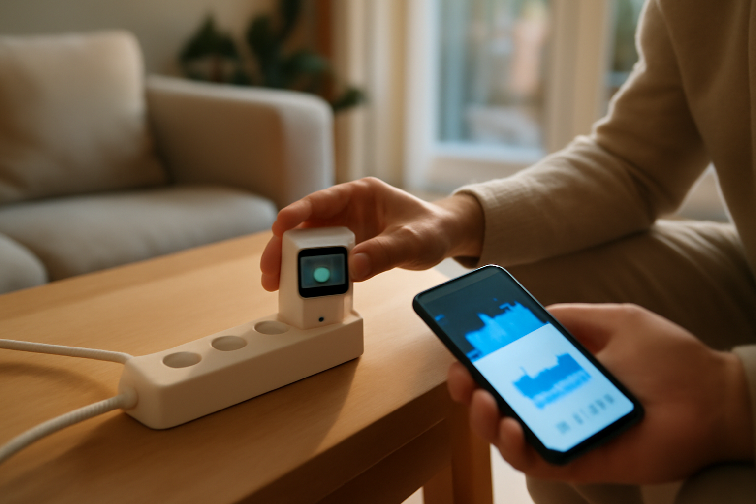 meilleure prise connectée consommation électrique : prise connectée avec mesure kWh sur multiprise, maison française