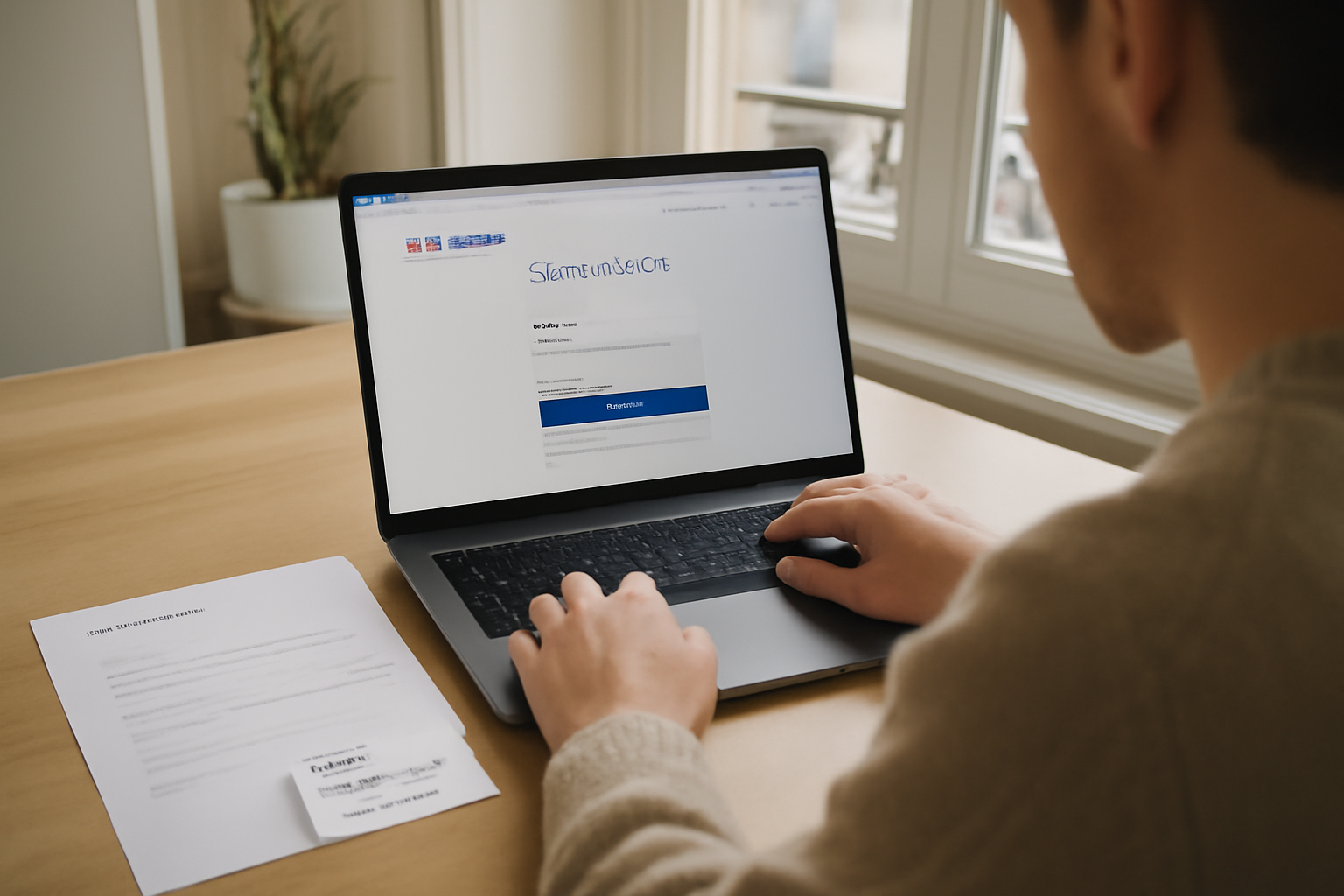 Connexion sur le portail PRO BTP Mon compte avec numéro d’adhérent et mot de passe sur un écran