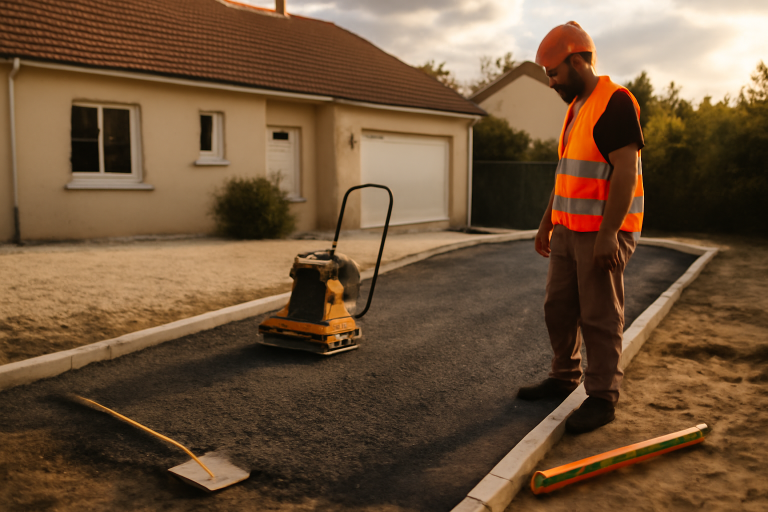 Allée carrossable pas cher : 7 options & coûts réels