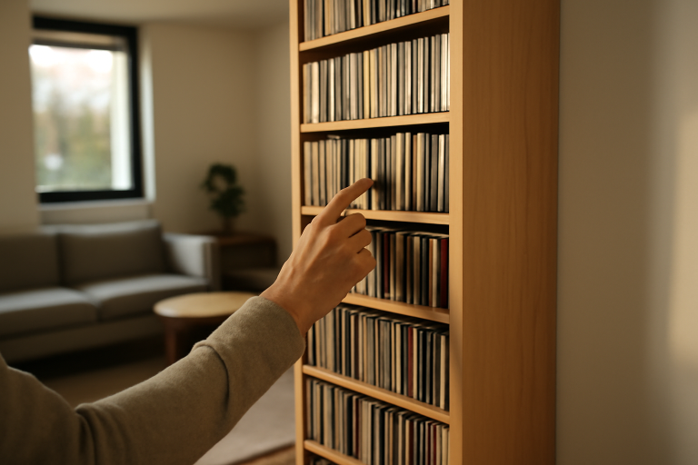 Colonne CD : rangement pratique & design