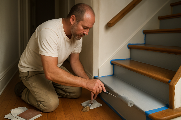 Peinture escalier bois : bon modèle et méthode