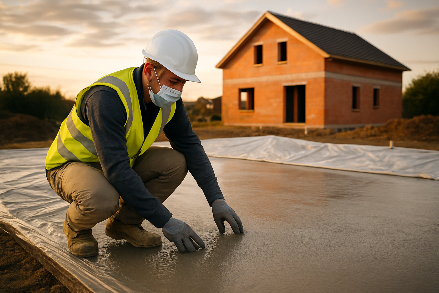 Temps de sechage beton : délais par épaisseur